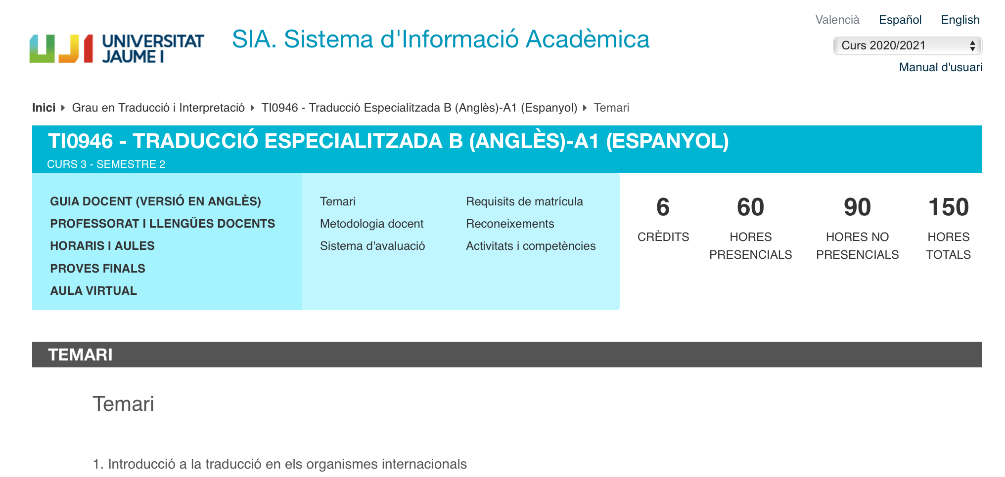 Syllabus